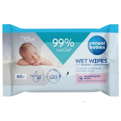 Vlhčené ubrousky Canpol Babies, 60 ks.