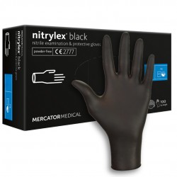Mercator Nitrylex Black nitrilové rukavice jednorázové