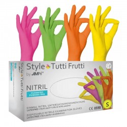 Jednorázové nitrilové rukavice Ampri Style Tutti Frutti barevné